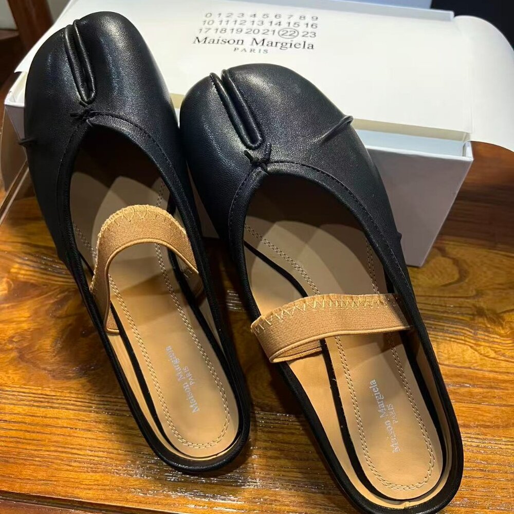 Maison Margiela Tabi Ballet Flats Black 39 - New With Box